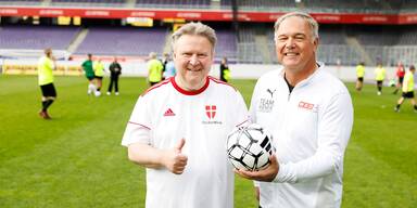Ludwig und WKW erspielen 20.000 Euro bei Benefiz-Kick