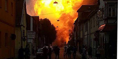Heftige Explosion in Ludwigshafen