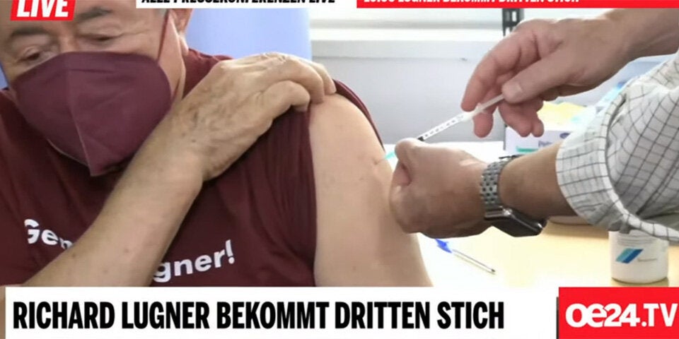 Richard Lugner Impfung