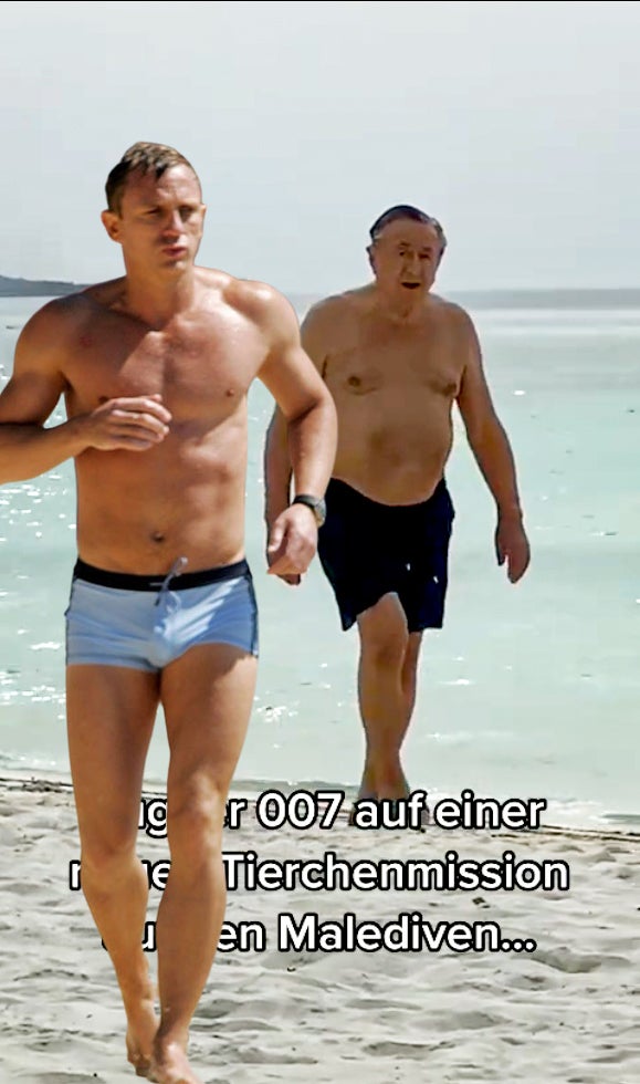 Lugner zeigt seinen Waschbärbauch