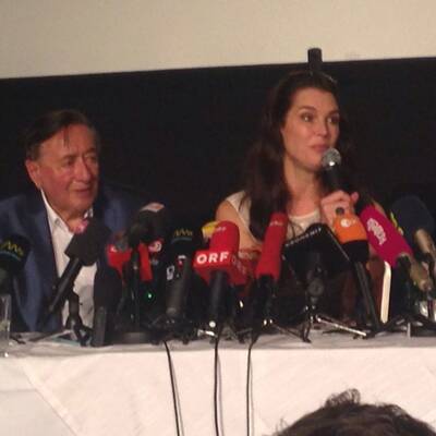 Shields und Mr. Probz bei Lugners