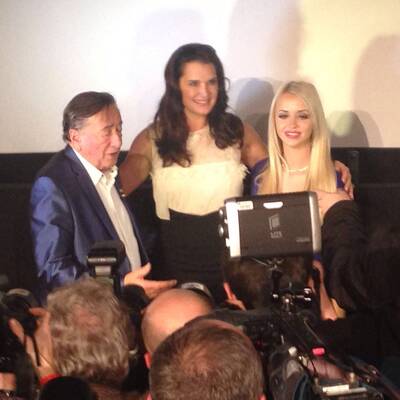 Shields und Mr. Probz bei Lugners