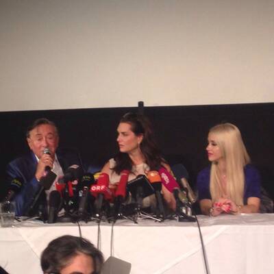 Shields und Mr. Probz bei Lugners