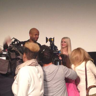 Shields und Mr. Probz bei Lugners