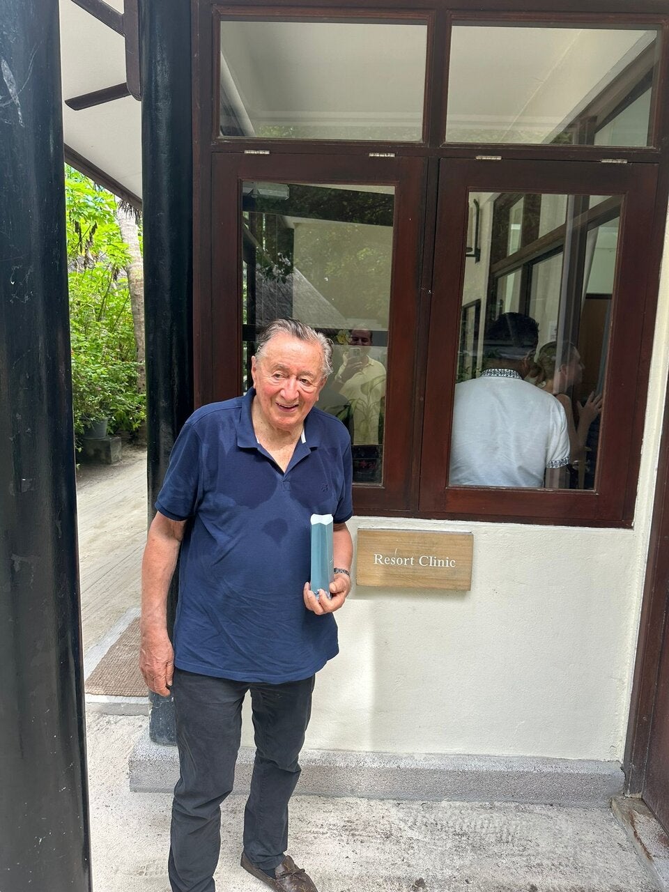 Richard Lugner in der Insel-Klinik