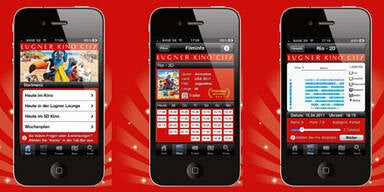 iPhone App der Lugner Kino City startet