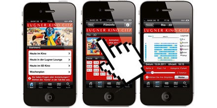 iPhone App der Lugner Kino City startet