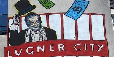 Alec Monopoly verziert Lugner City