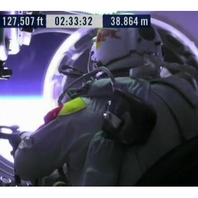 Die Bilder vom Stratos-Jump