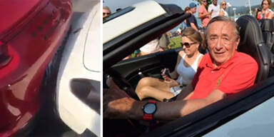 Lugner und Andrea Velden