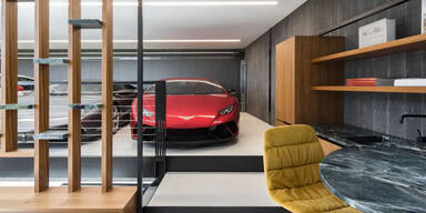 Das ist wohl die luxuri&ouml;seste Privatgarage Wiens