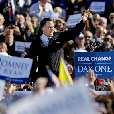 Barack Obama und Bruce Springsteen in Madison / Wisconsin 