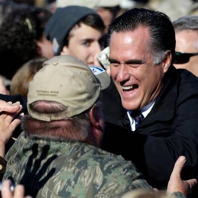 Barack Obama und Bruce Springsteen in Madison / Wisconsin 