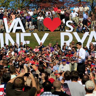 Barack Obama und Bruce Springsteen in Madison / Wisconsin 