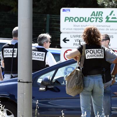 Anschlag auf Fabrik bei Lyon