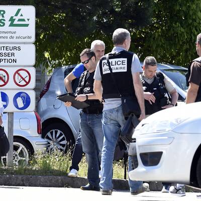 Anschlag auf Fabrik bei Lyon
