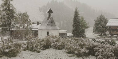 Kaltfront bringt Schnee und Regen 