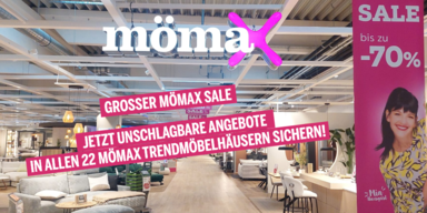 Gro&szlig;er m&ouml;max Sale: Jetzt bis &ndash;70 % Rabatt sichern!
