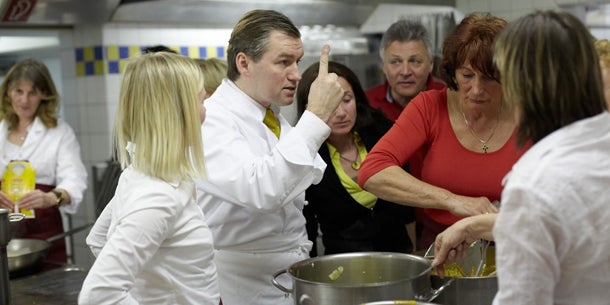 Den Kochprofis über die Schulter schauen