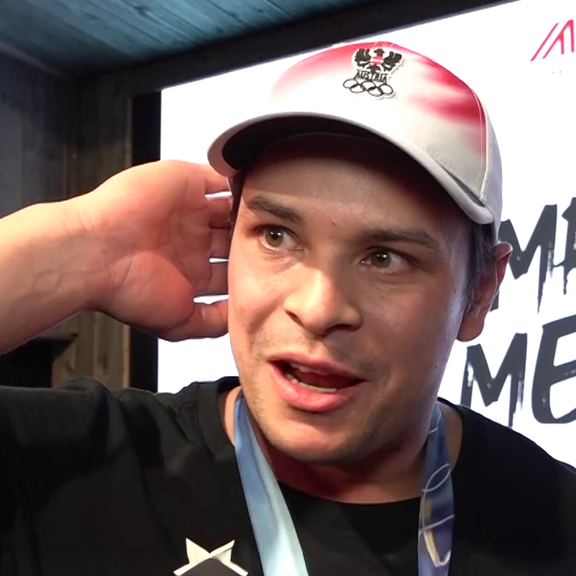 Grandioser Empfang für Jonas Müller im Österreich-Haus