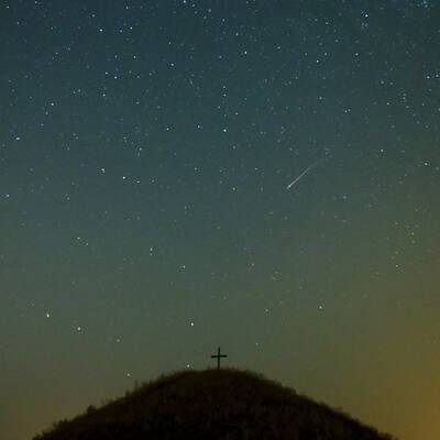 Sternschnuppen-Regen über Europa