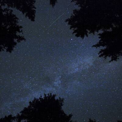 Sternschnuppen-Regen über Europa