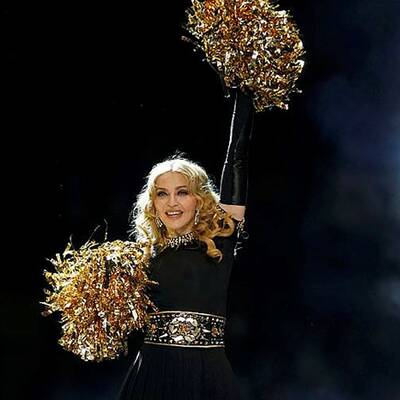 Madonna bei der Halftime-Show 