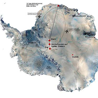 Wettlauf zum Südpol