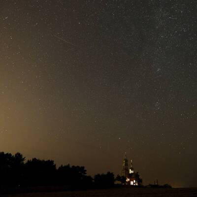 Sternschnuppen-Regen über Europa