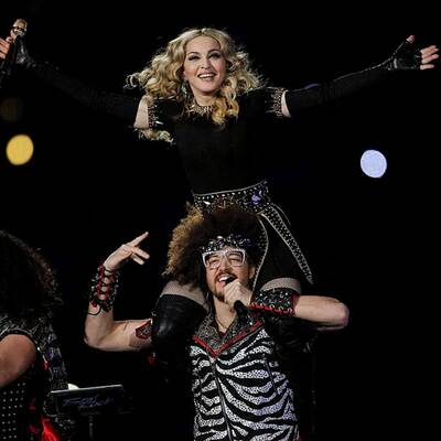 Madonna bei der Halftime-Show 