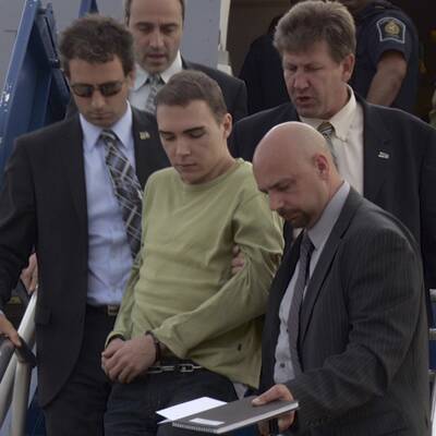 Eine Militärmaschine brachte den 29-Jährigen von Berlin nach Montreal