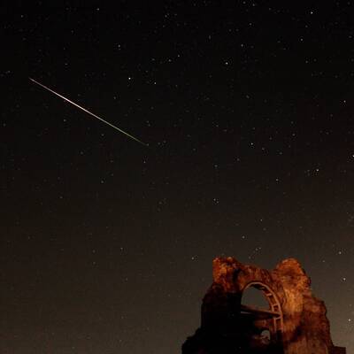 Sternschnuppen-Regen über Europa