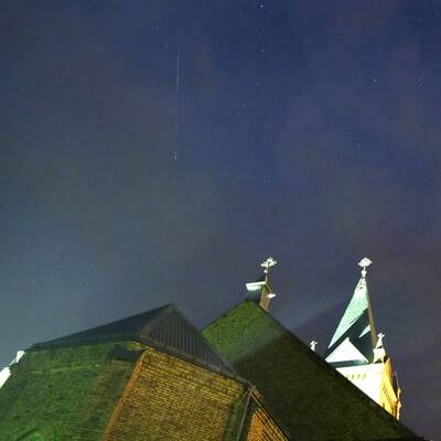 Sternschnuppen-Regen über Europa