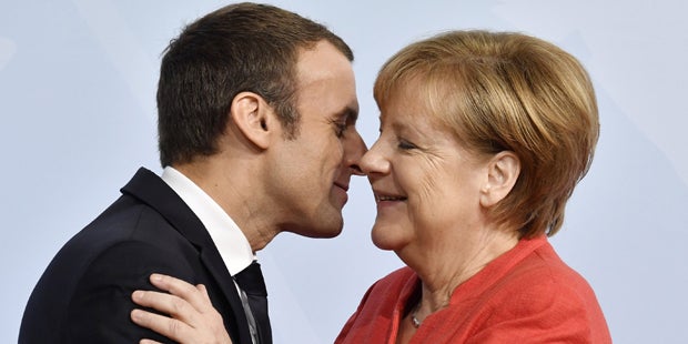 Macron Merkel