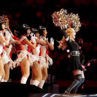 Madonna bei der Halftime-Show 
