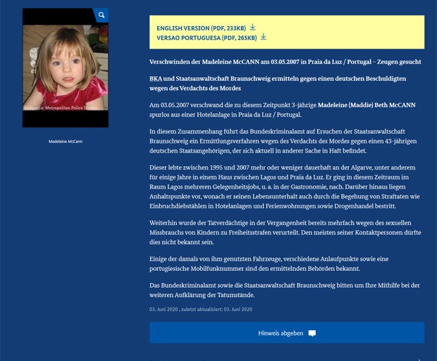 Wurde Maddie McCann mit diesem Bus entführt?