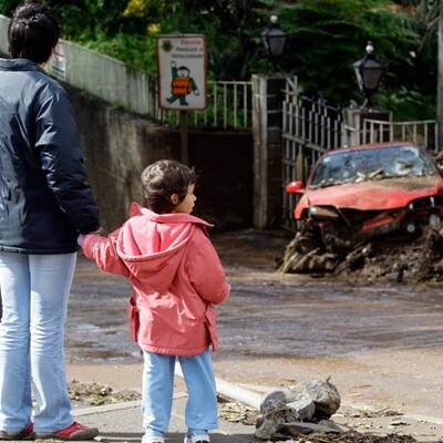 Unwetter zerstört Trauminsel