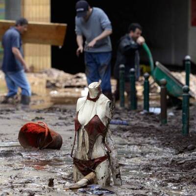 Unwetter zerstört Trauminsel