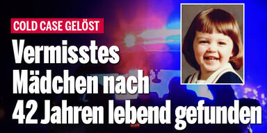 Vermisstes Mädchen nach 42 Jahren lebend gefunden