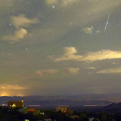 Sternschnuppen-Regen über Europa