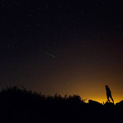 Sternschnuppen-Regen über Europa