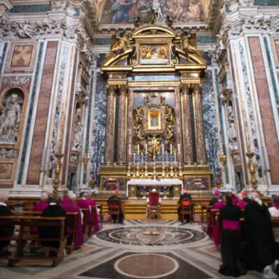 Papst betete in Santa Maria Maggiore