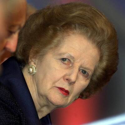Das war Maggie Thatcher