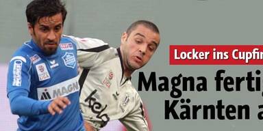 Magna zieht locker ins Cupfinale ein