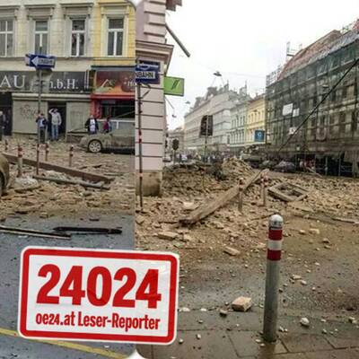 Wohnhaus in Wien nach Explosion eingestürzt