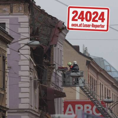 Wohnhaus in Wien nach Explosion eingestürzt
