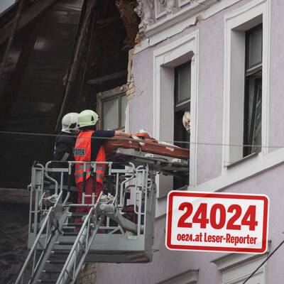 Wohnhaus in Wien nach Explosion eingestürzt