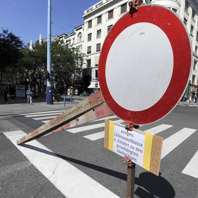 Mariahilfer Straße wird Fußgängerzone