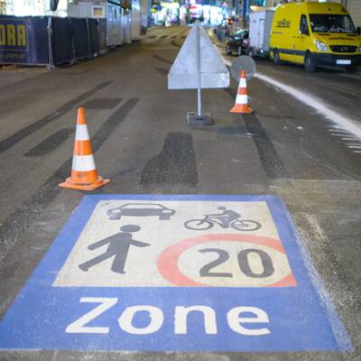 Mariahilfer Straße wird Fußgängerzone