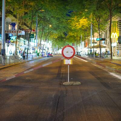Mariahilfer Straße wird Fußgängerzone